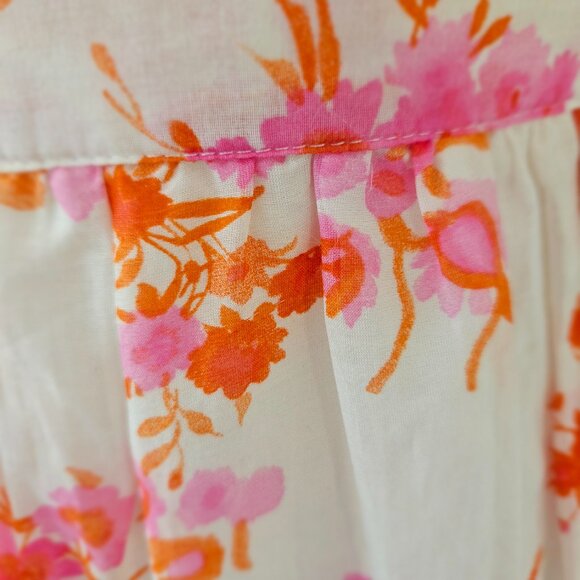Zara Floral Dress - Pink & Orange - Picture 2 of 4